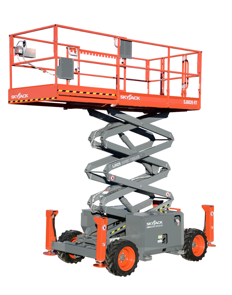 Skyjack rough terrain scissor lift